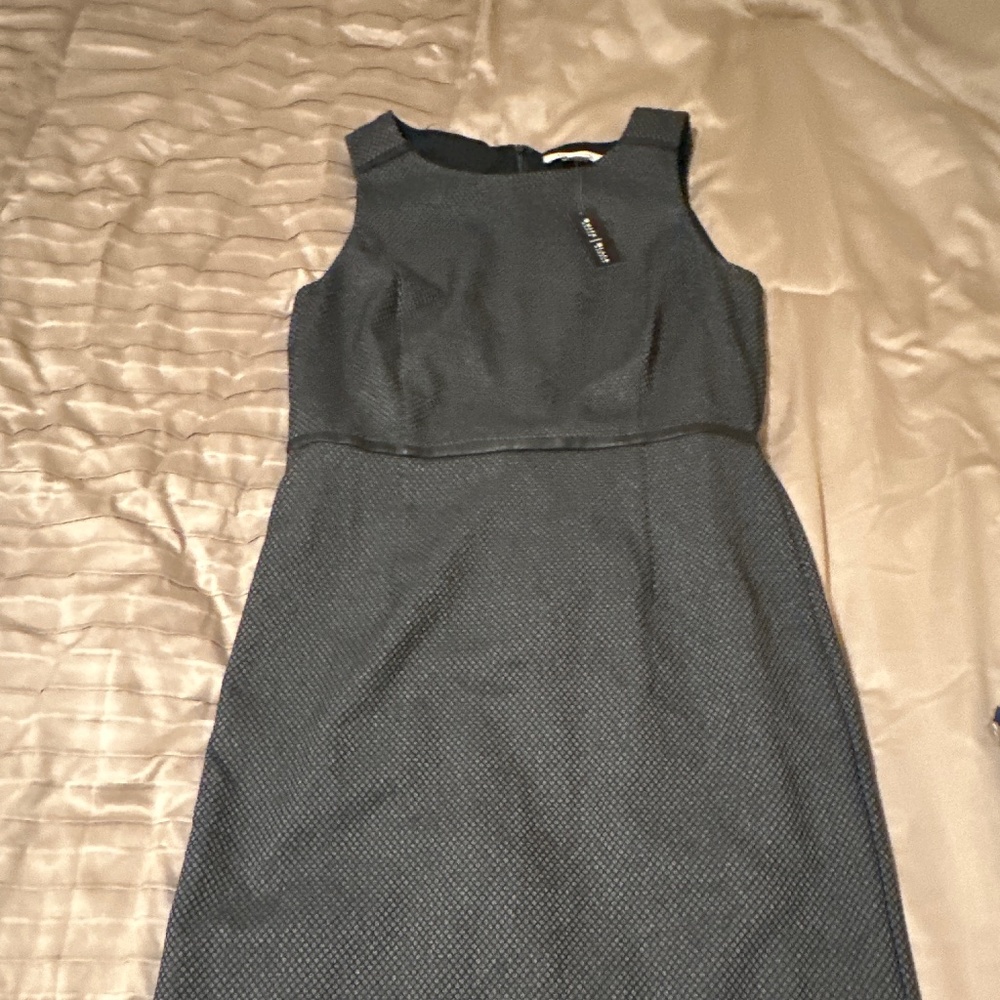 White Black -Grey dress